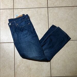 Levi's Dark Blue Straight Jeans for Men